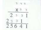 Multiplication correction